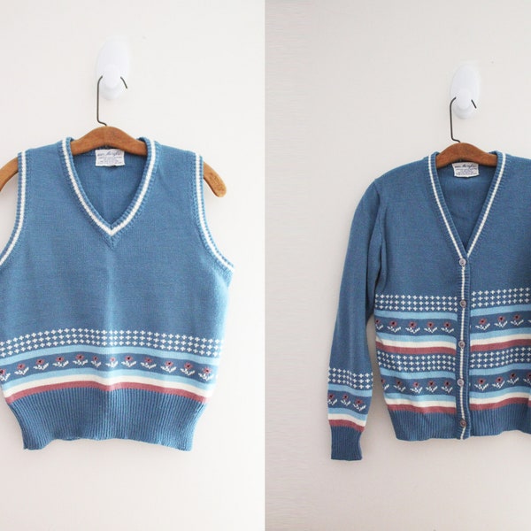 Vintage Sweater Set Etsy