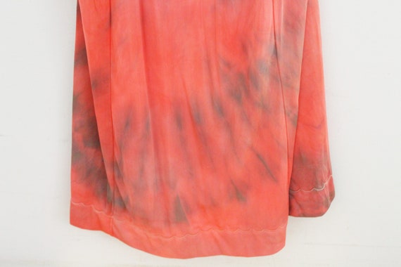 vintage 60s Upcycled Hand Dyed Aristocraft Coral … - image 3