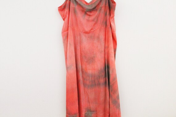 vintage 60s Upcycled Hand Dyed Aristocraft Coral … - image 8