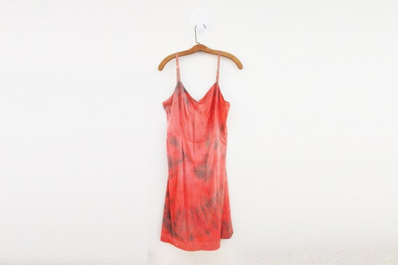 vintage 60s Upcycled Hand Dyed Aristocraft Coral … - image 1