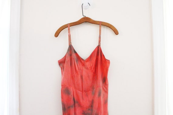 vintage 60s Upcycled Hand Dyed Aristocraft Coral … - image 2