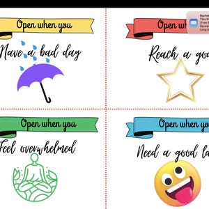 Open wanneer, afdrukbare labels voor beginnen met studeren of een nieuw huis