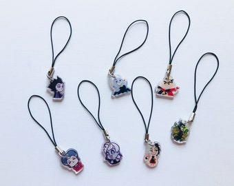 Villanos // Charm para teléfono // Llavero // Charm para bolso
