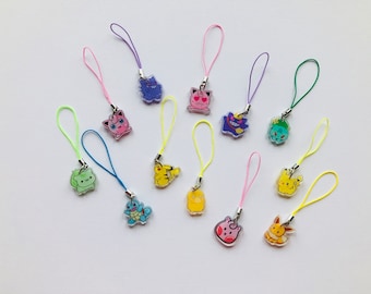 Poke  (1/2) || phone charm || keyring || bagcharm