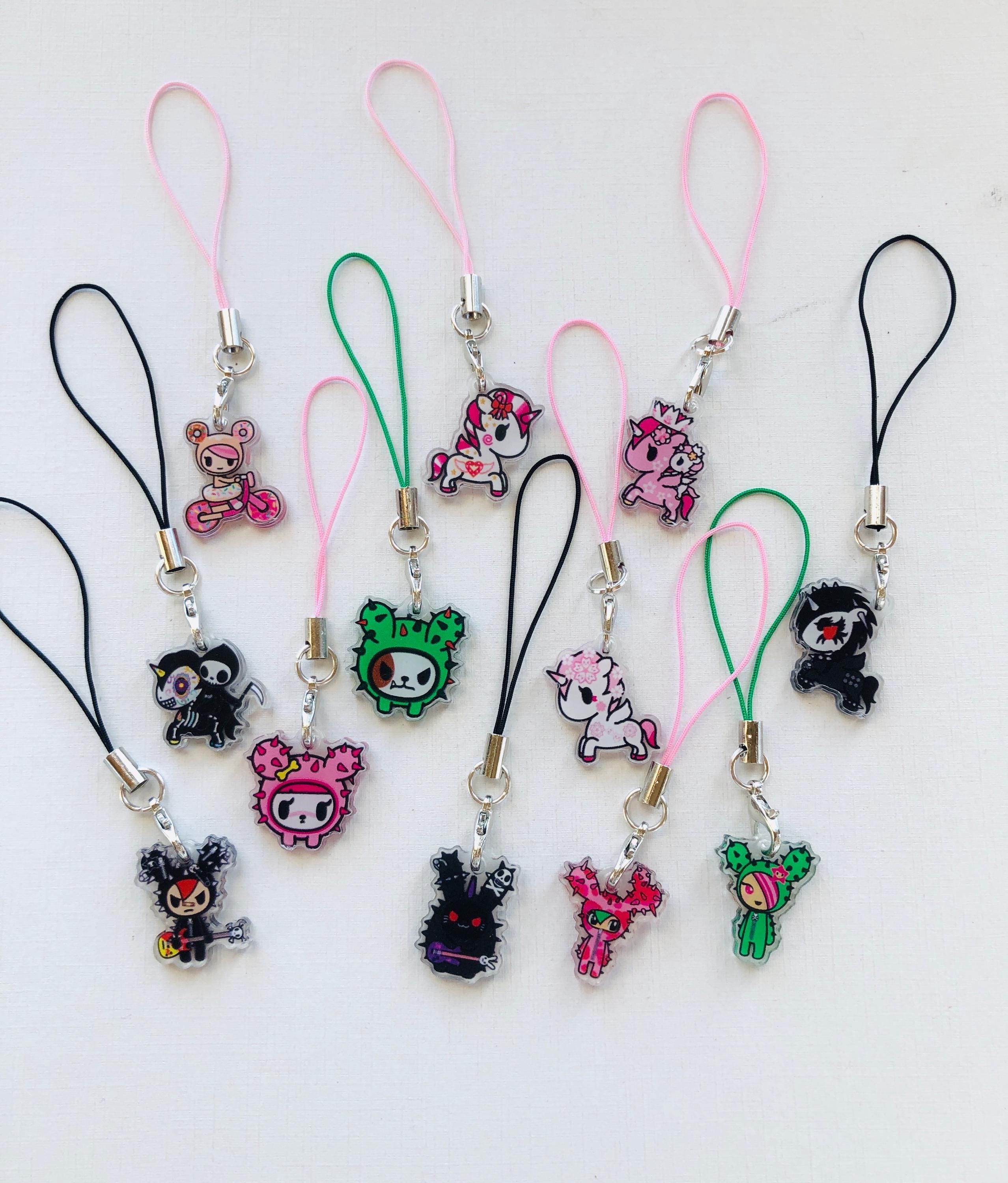 Toki Doki Unicorno || Phone Charm || Keyring || Bagcharm - Etsy