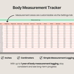 Registro de pérdida de peso en Google Sheets, Diario de pérdida de peso en Excel, Planificador de pérdida de peso, Registro de aumento de peso en Excel, Planificador de fitness imagen 4