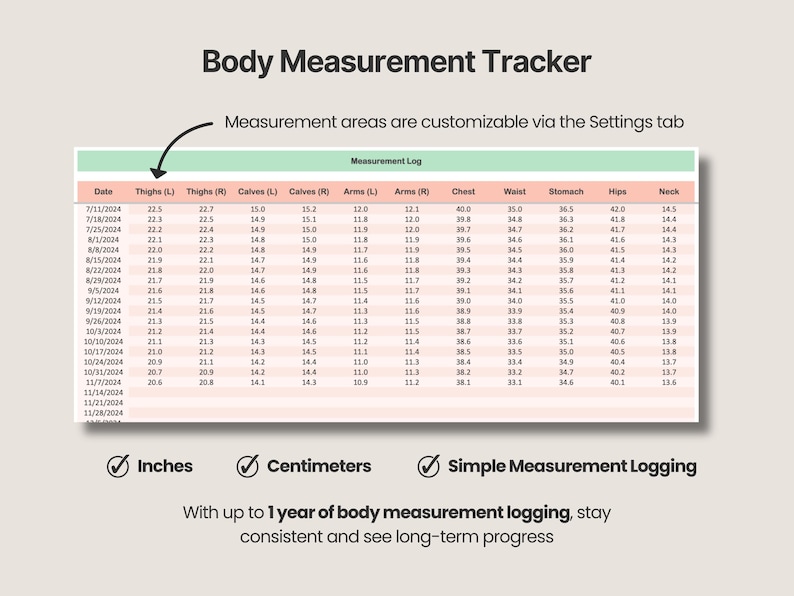 Registro de pérdida de peso en Google Sheets, Diario de pérdida de peso en Excel, Planificador de pérdida de peso, Registro de aumento de peso en Excel, Planificador de fitness imagen 4