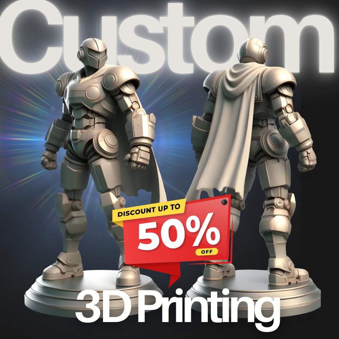 Custom Character 3D Model for 3D Printing Character Sculpting for Game