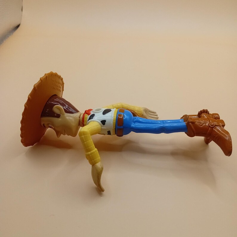 2005 Vintage Mcdonalds Disney Pixar Toy Story Woody actiefiguur Toy Boys LEZEN afbeelding 4