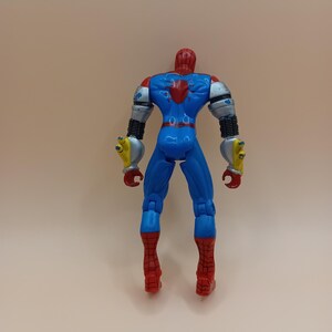 1997 Vintage Toy Biz Spider-Man Deluxe Netz-Spritzer Actionfigur Spielzeug Superheld Bild 5