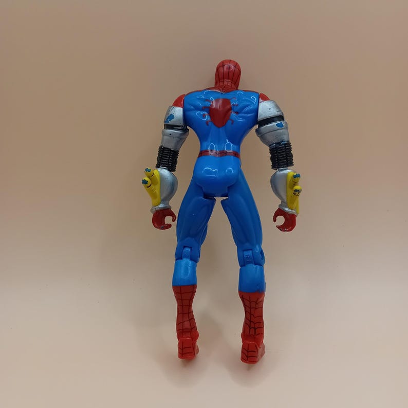 1997 Vintage Toy Biz Spider-Man Deluxe Netz-Spritzer Actionfigur Spielzeug Superheld Bild 5