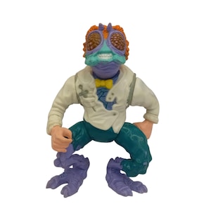 Figura de acción vintage de Baxter Stockman Fly de las Tortugas Ninja Mutantes Adolescentes de 1989. Personaje de dibujos animados, recuerdos, superhéroe. LECTURA INCOMPLETA. 4&quot;.