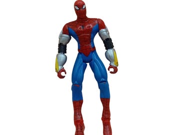 Figura de acción de Spider-Man Deluxe Web Splashers de Toy Biz, año 1997.