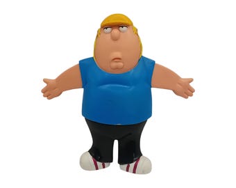 Vintage 2004 Y2K Family Guy Chris Griffin buigbaar flexibele actiefiguur verzamelaar speelgoed volwassen animatie tekenfilms collectible nostalgie 5"