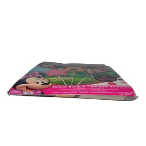 NIEUW Deadstock Disney Minnie Mouse ballonboeketset 5-delig folie feestdecor LEZEN afbeelding 7