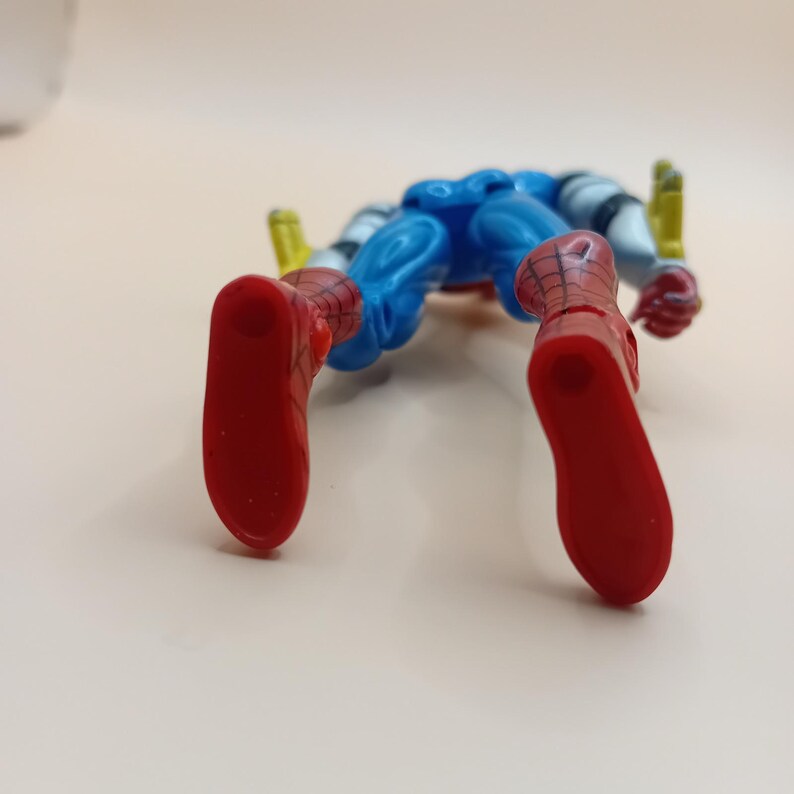 1997 Vintage Toy Biz Spider-Man Deluxe Netz-Spritzer Actionfigur Spielzeug Superheld Bild 6
