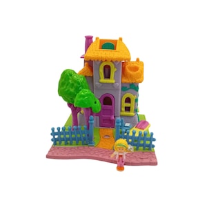 Vintage 1994 90s Bluebird Polly Pocket Giraffe House Animal Wonderland Playset Dollhouse Miniature 1 Figure Kidcore Nostalgia Kidcore Toys