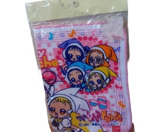 BNIB Japan Y2K Ojamajo Doremi Dokken Zakdoek Handdoek "Pretty Witches" Anime 2000s Nieuwe Handdoek Animatie Kawaii Tv-shows Geschenken