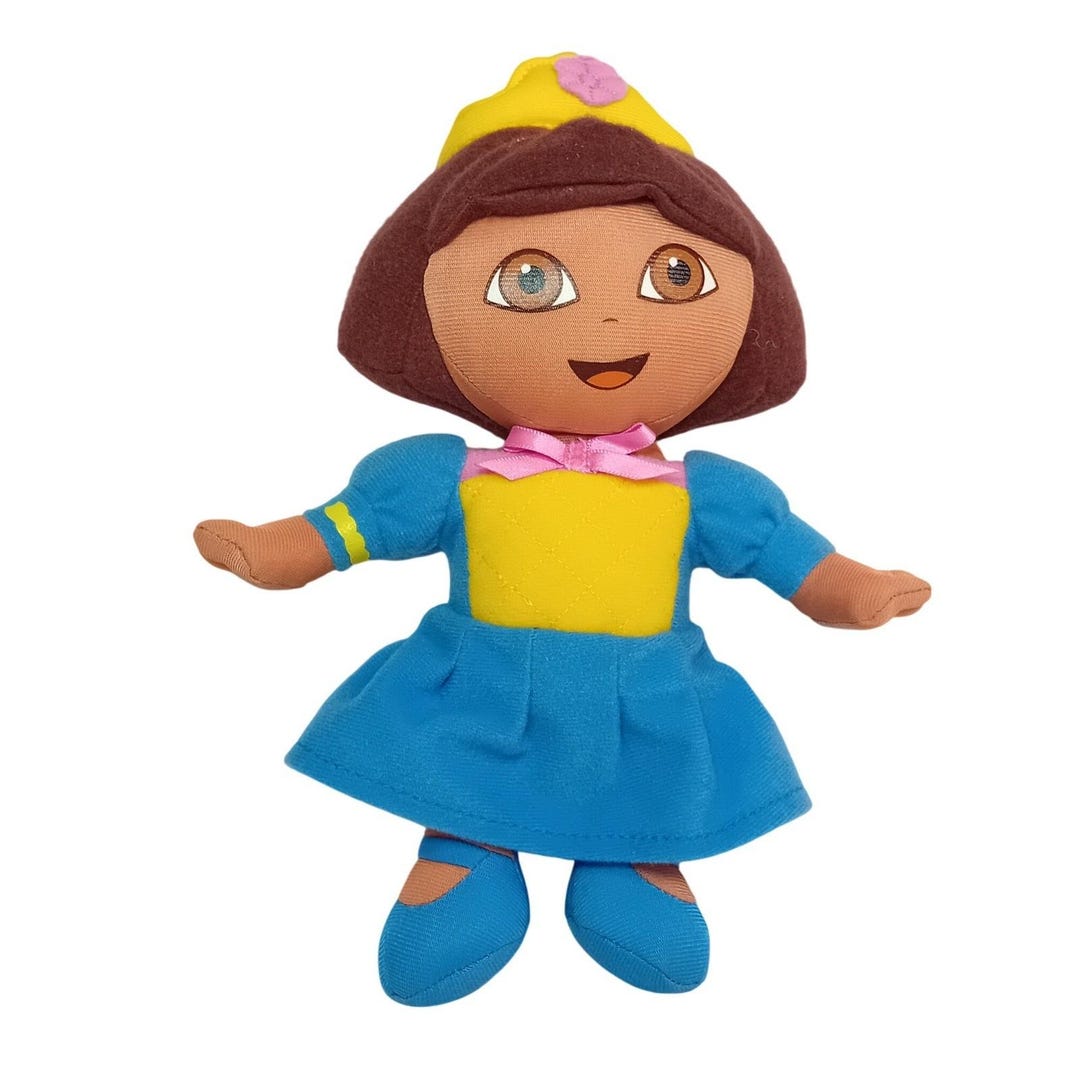 Y2K Fisher Price Dora the Explorer as Princess Plushie Doll