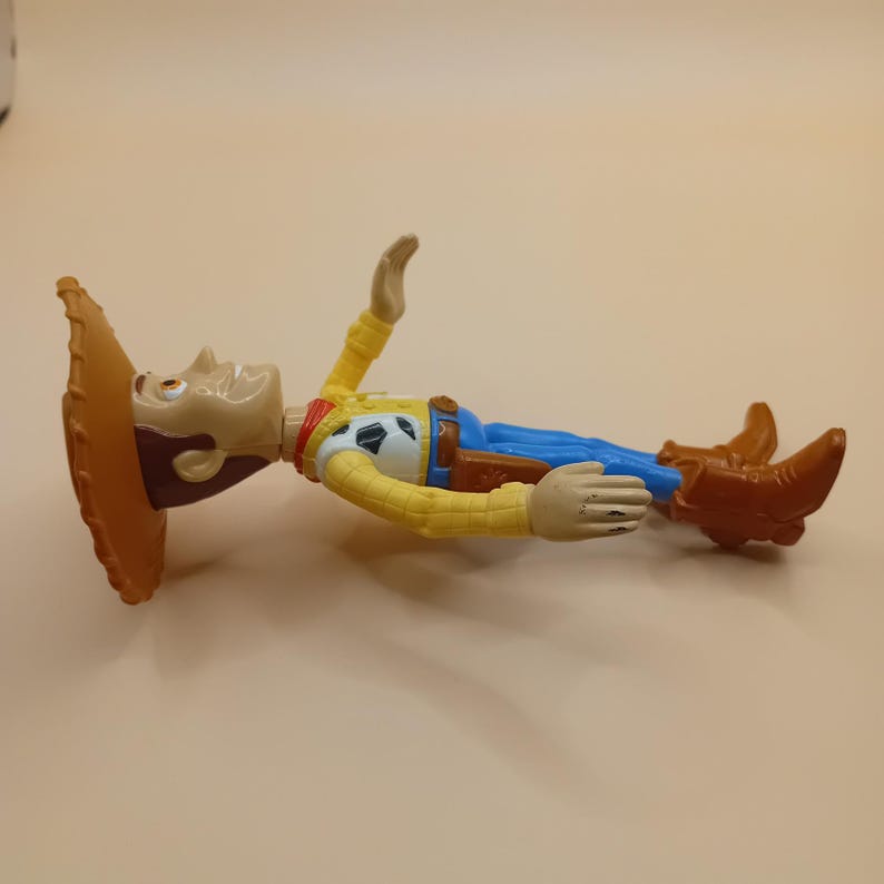 2005 Vintage Mcdonalds Disney Pixar Toy Story Woody actiefiguur Toy Boys LEZEN afbeelding 2