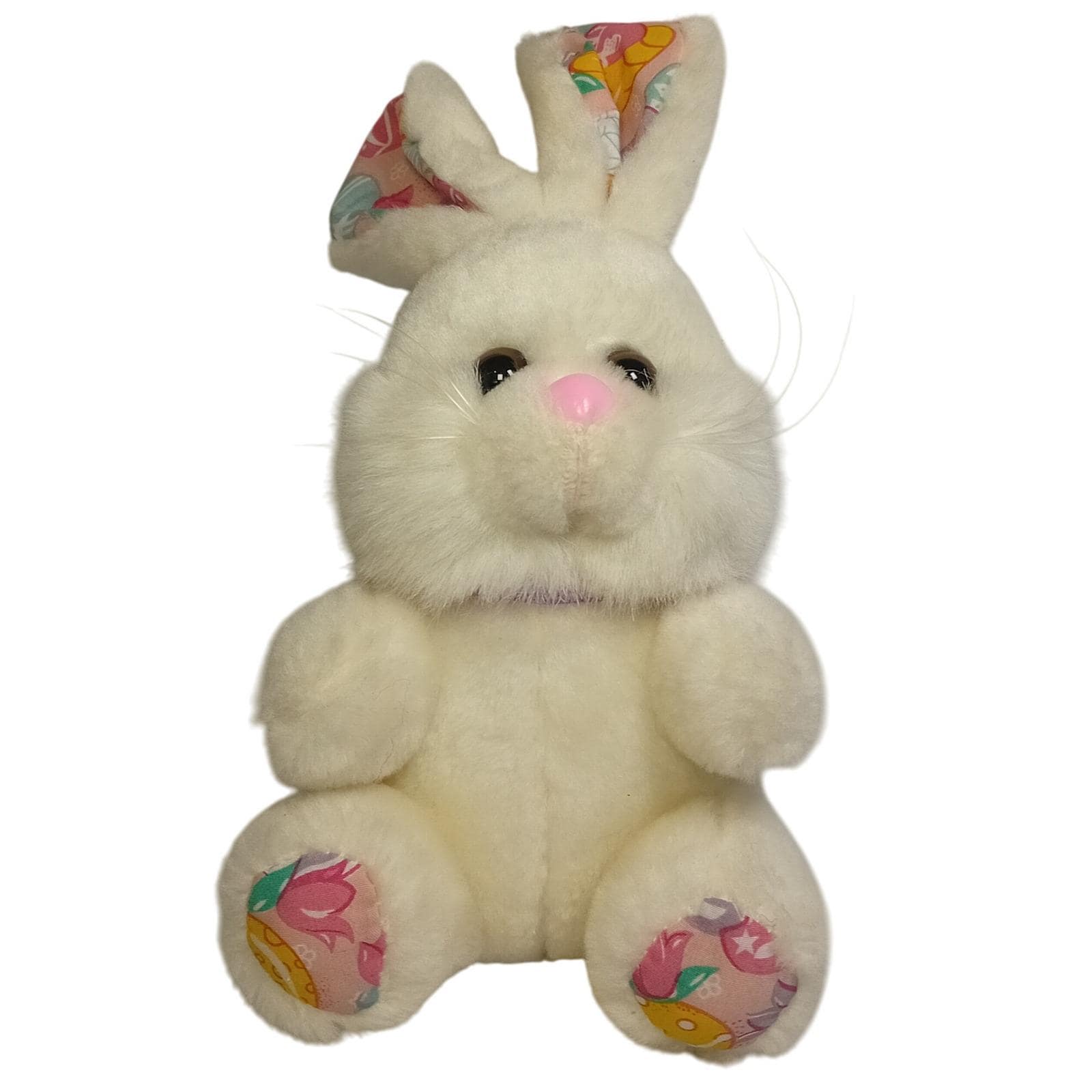 ヴィンテージ 90年代 イースターバニー ぬいぐるみ 花柄 卵型 耳と足