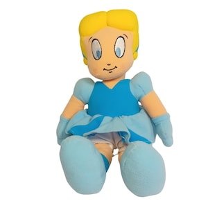 Vintage 90s Y2K Disney Store Baby Kid Cindy Cinderella Plushie Plush Doll Toy