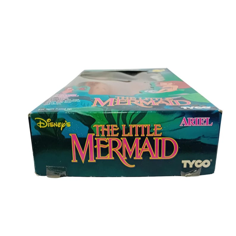 1991 Neue Offene Vintage Tyco 1st Version Disney Prinzessin Kleine Meerjungfrau Puppe LESEN Bild 11