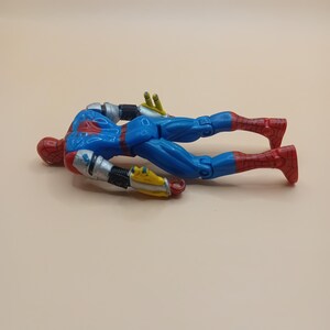 1997 Vintage Toy Biz Spider-Man Deluxe Netz-Spritzer Actionfigur Spielzeug Superheld Bild 7