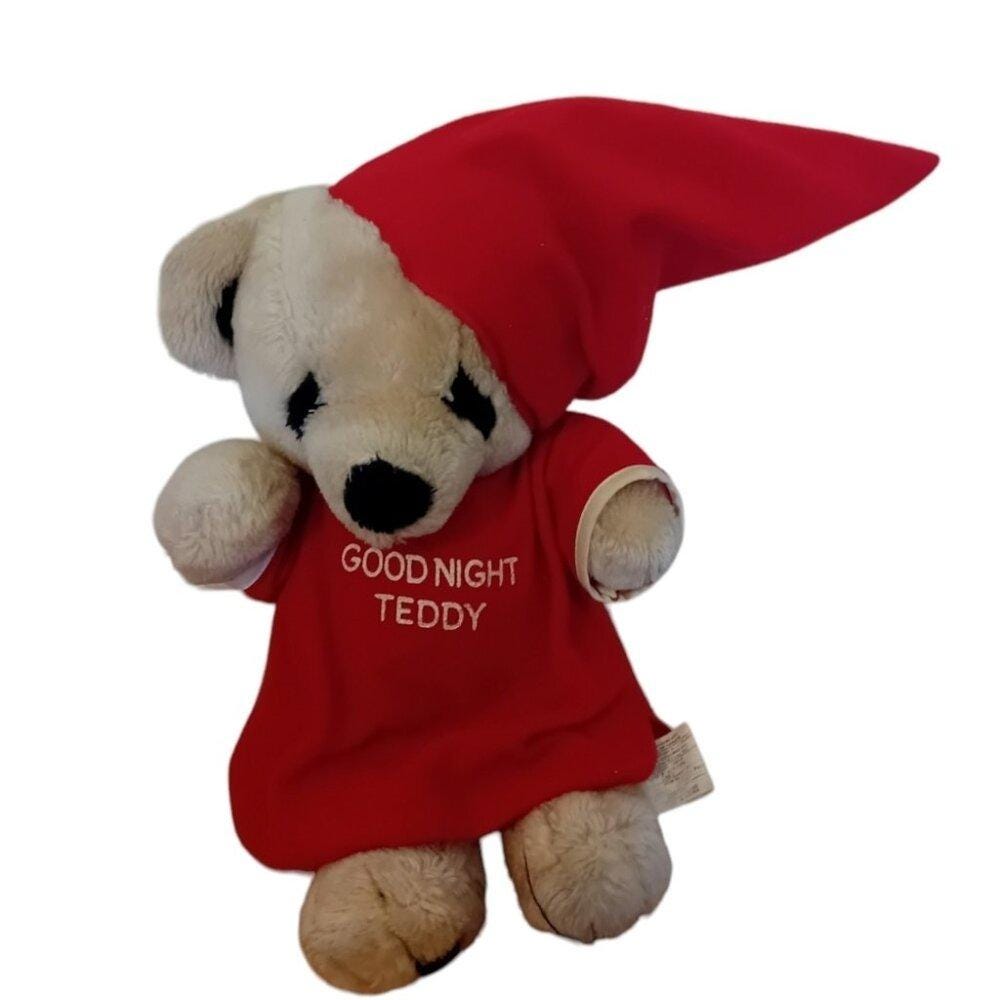 Vintage Mary Meyer 'goodnight Teddy' Bear Stuffed Animal W/ Removable  Nightgown Plushies Bears Animals Sleeping Hat Kidcore Nostalgic Toys - Etsy, image size:1000x1000