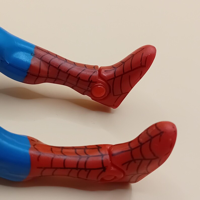 1997 Vintage Toy Biz Spider-Man Deluxe Netz-Spritzer Actionfigur Spielzeug Superheld Bild 10