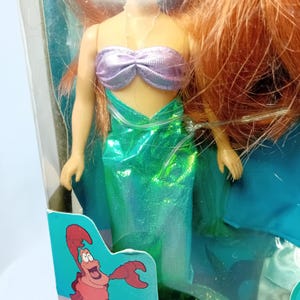 1991 Neue Offene Vintage Tyco 1st Version Disney Prinzessin Kleine Meerjungfrau Puppe LESEN Bild 5