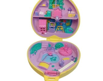 1994 VTG Bluebird Polly Pocket Strollin Nursery Miniature Playset Dolls COMPLETE