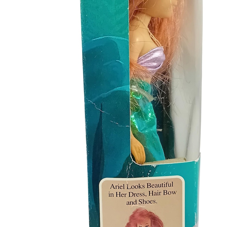 Conjunto com 2 bonecos novos da Tyco Disney Princess, Príncipe Eric e Ariel da Pequena Sereia. LEIA imagem 12