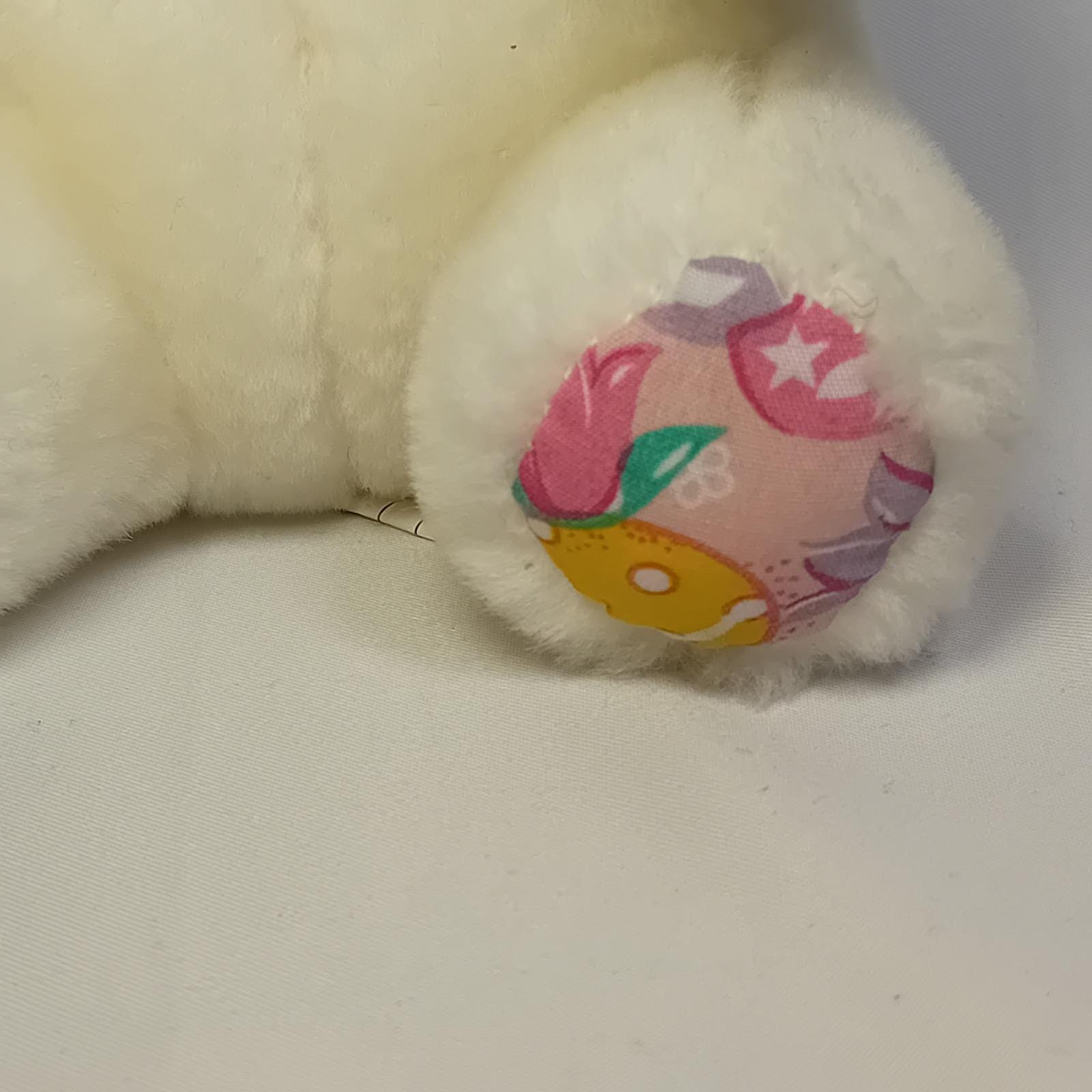 ヴィンテージ 90年代 イースターバニー ぬいぐるみ 花柄 卵型 耳と足