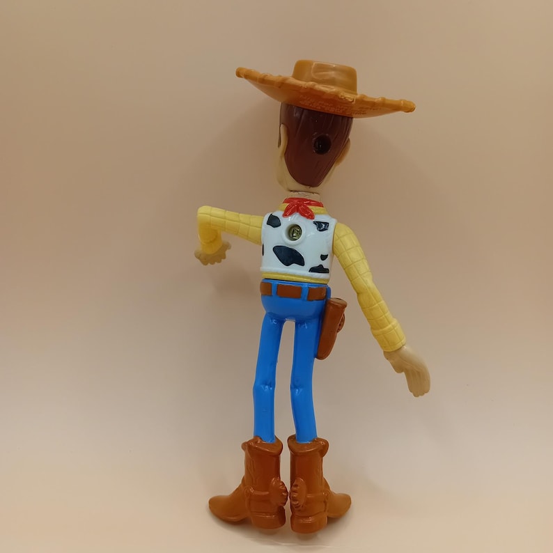 2005 Vintage Mcdonalds Disney Pixar Toy Story Woody actiefiguur Toy Boys LEZEN afbeelding 3