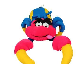RARE 1980s Vintage Wacky Bug Red Lobster Crab Plushie Stuffed Animal Kidcore