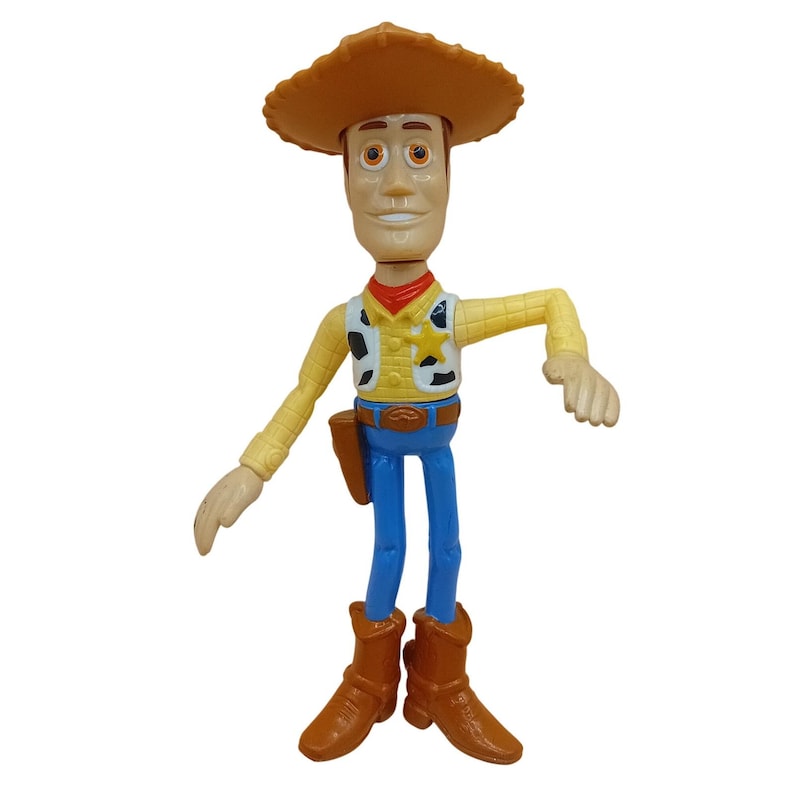 2005 Vintage Mcdonalds Disney Pixar Toy Story Woody actiefiguur Toy Boys LEZEN afbeelding 1