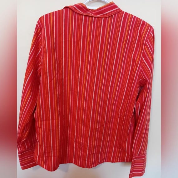 Men's Vintage Y2K 2000s Semi Formal Eddie Bauer Stripes Button up