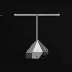 Quartz Crystal Earring Stand 3 STL Digital File for 3D Printing