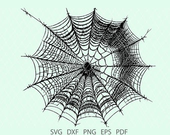 Spiderweb 18 SVG, Clipart, Cricut