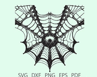 Spiderweb 16b SVG, Clipart, Cricut