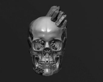 Crystal Skull STL Digital File for 3D Printing