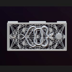Two Headed Snake hinged box with secret compartment STL Digital File for 3D Printing