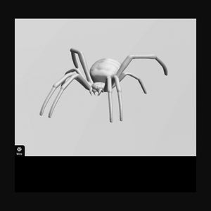 Realistic Spider with Thick Legs STL Digital File for 3D Printing image 6