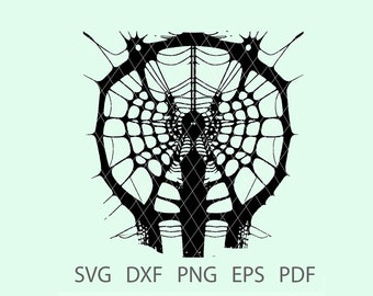 Spiderweb 12 SVG, Clipart, Cricut