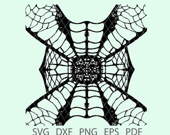 Spiderweb 15 SVG, Clipart, Cricut