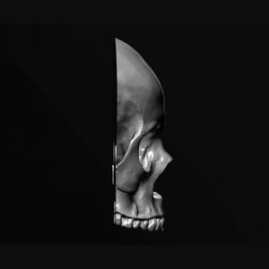 Skull Flat Back STL Digital File for 3D Printing image 2