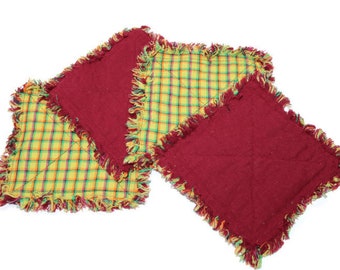 Homespun Mug Rugs - Etsy