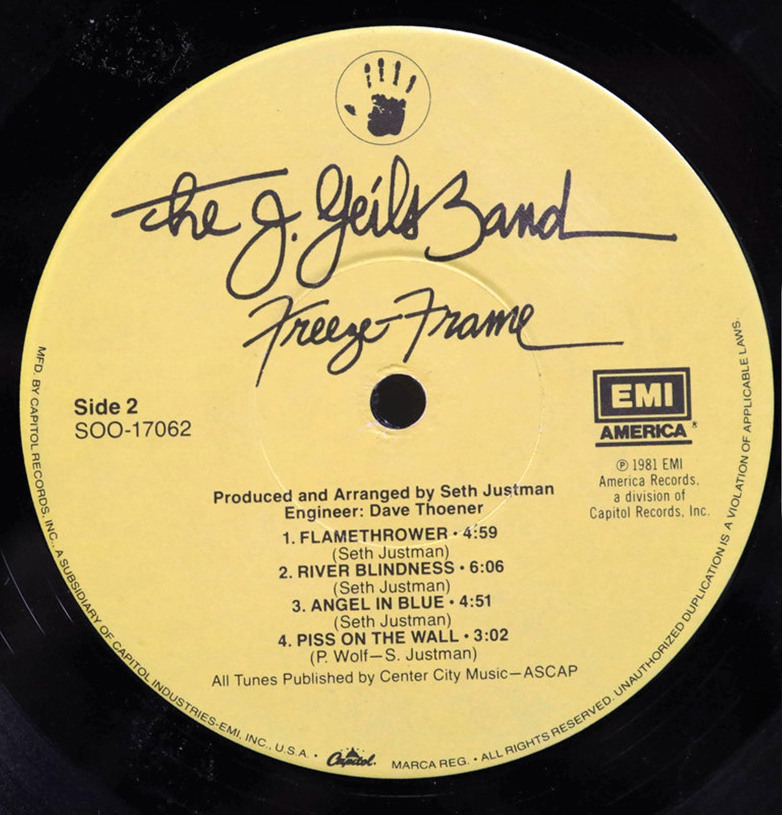 album or cover the j. geils band freeze frame album or cover the j. geils band freeze frame
