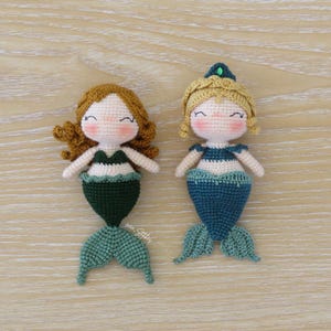 Crochet Pattern The Mermaids - Cordelia and Selene